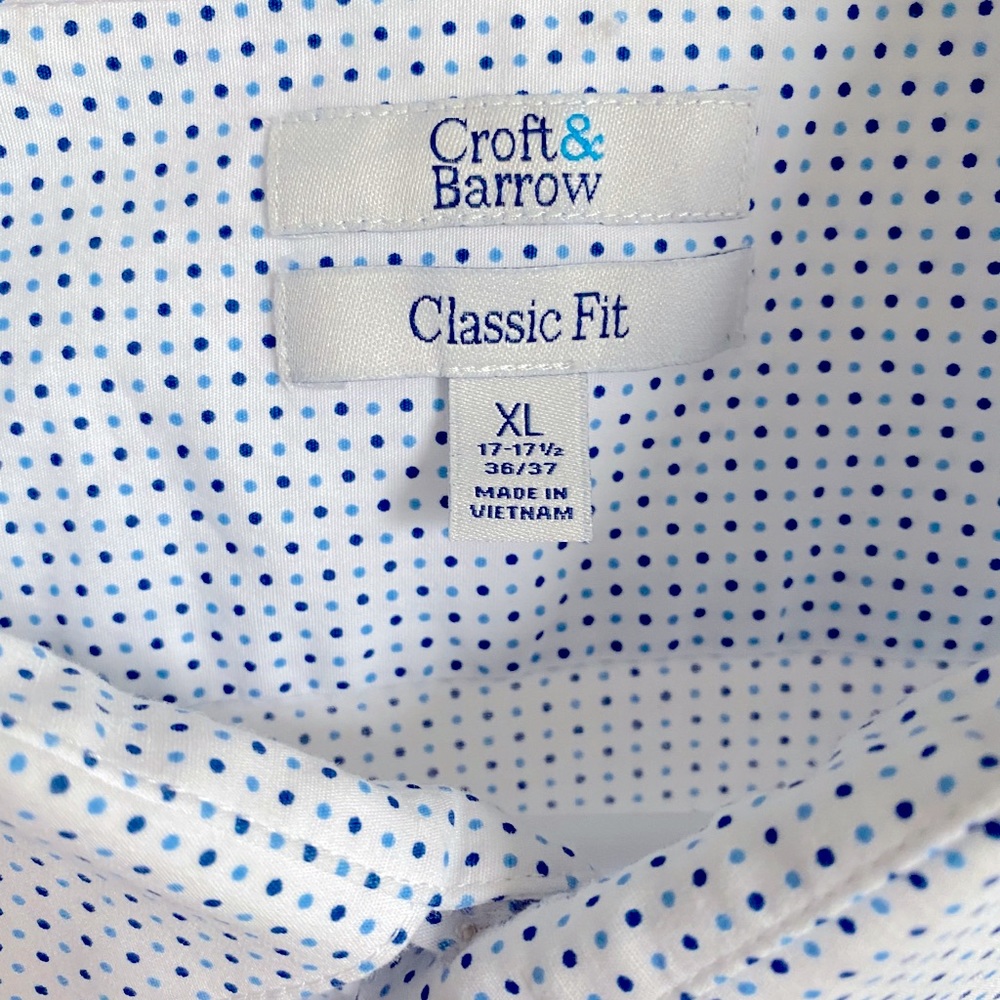 Croft & Barrow Classic Fit Mens Shirt - XL